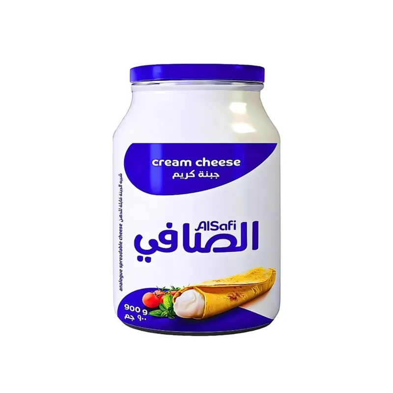 الصافي شبية الجبن المعامل للدهن طعم كريمي 900 جم