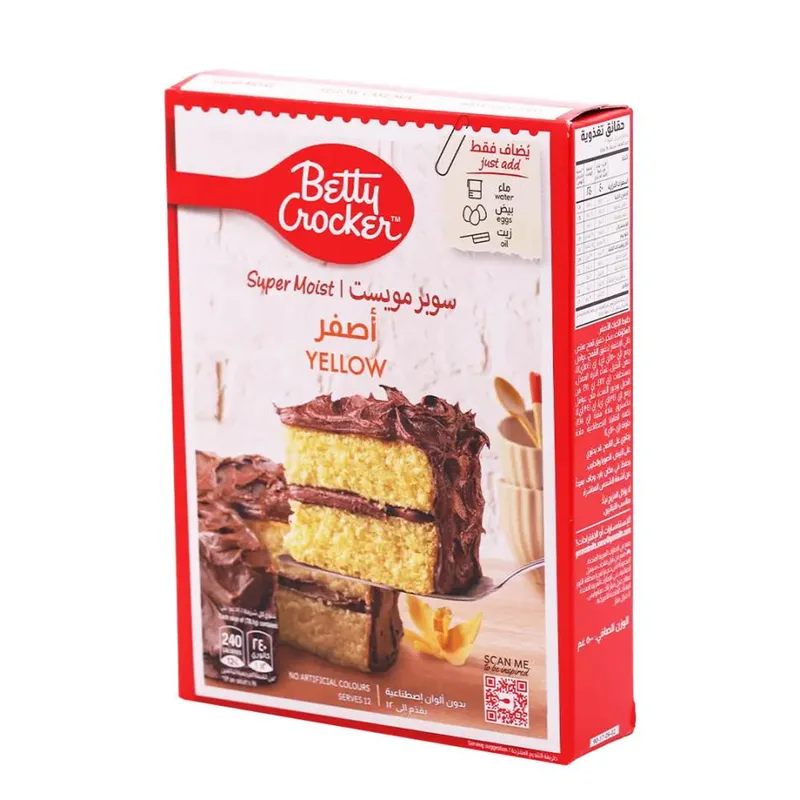 خليط كيك بيتي كروكر اصفر 360جرام