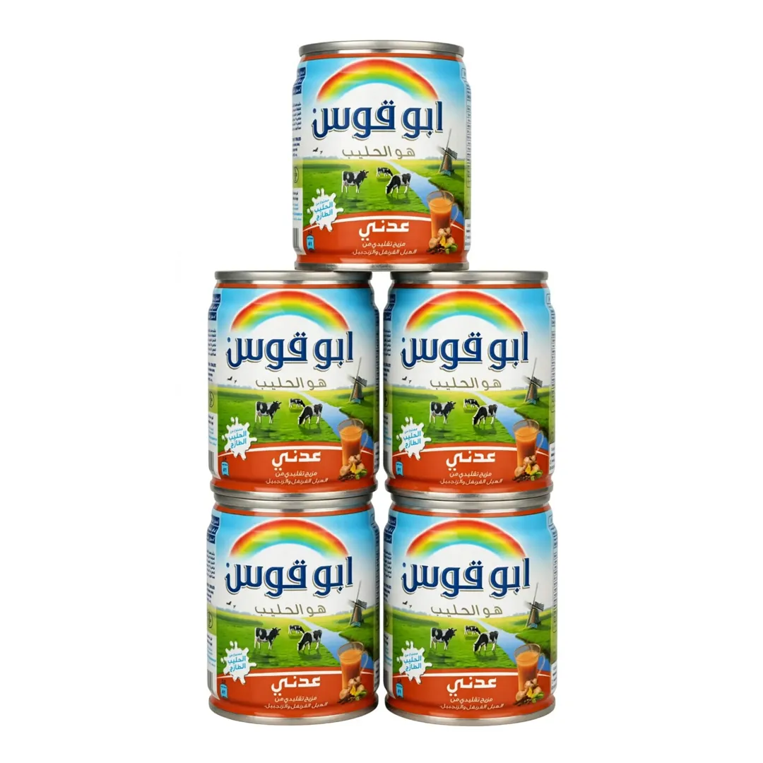 ابوقوس حليب مبخر عدني 170 مل — شدة*5