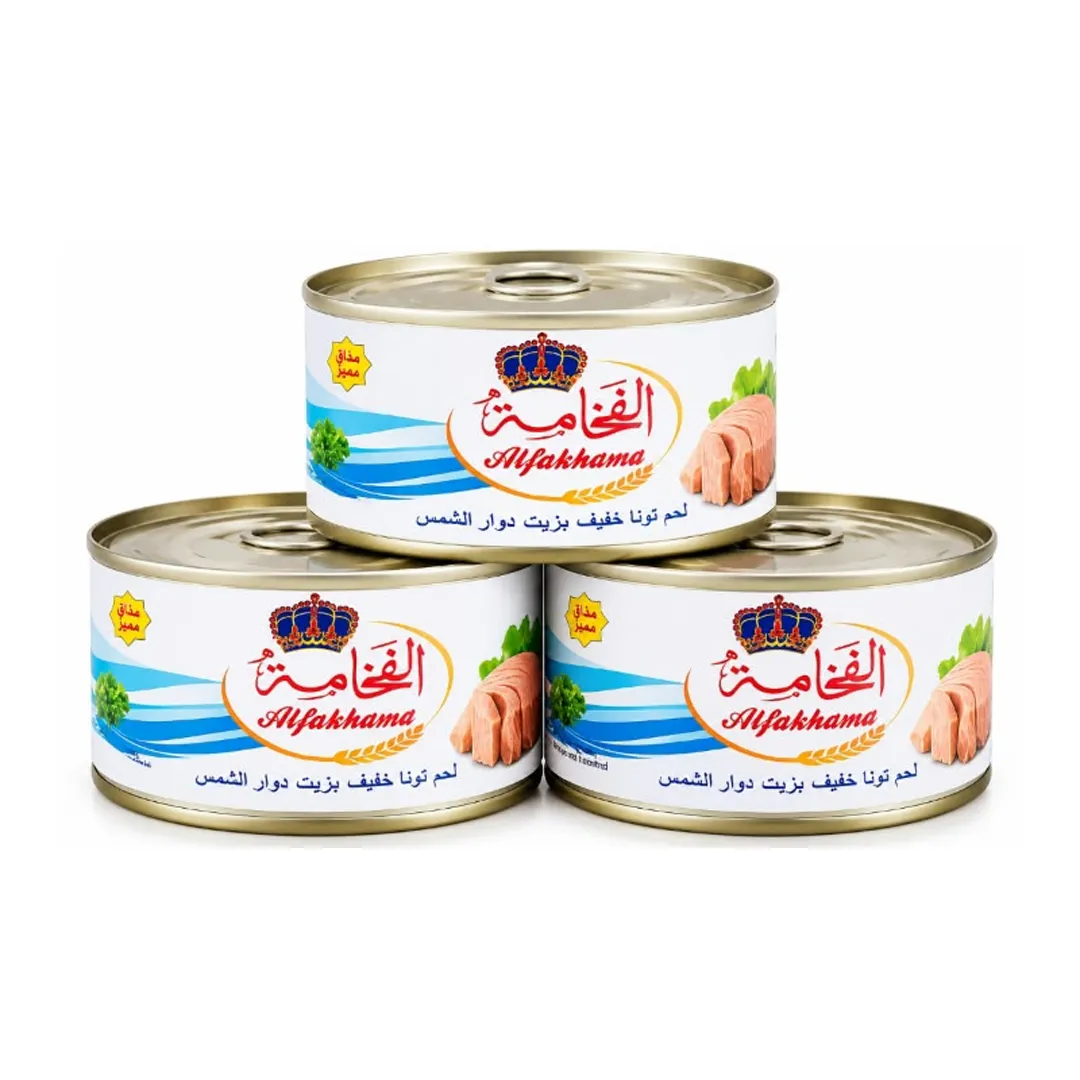 تونة الفخامة بزيت دوار الشمس 70جم — شدة*3