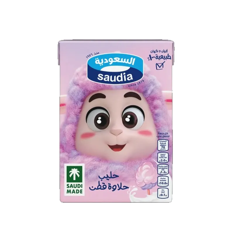 السعودية حليب حلاوة قطن 125مل