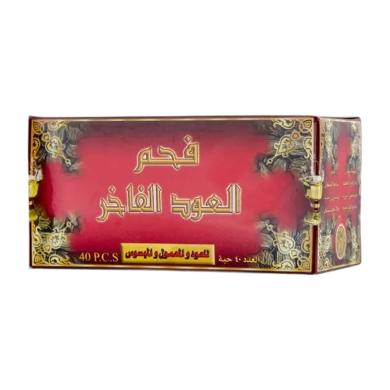 فحم العود الفاخر 40قطعة