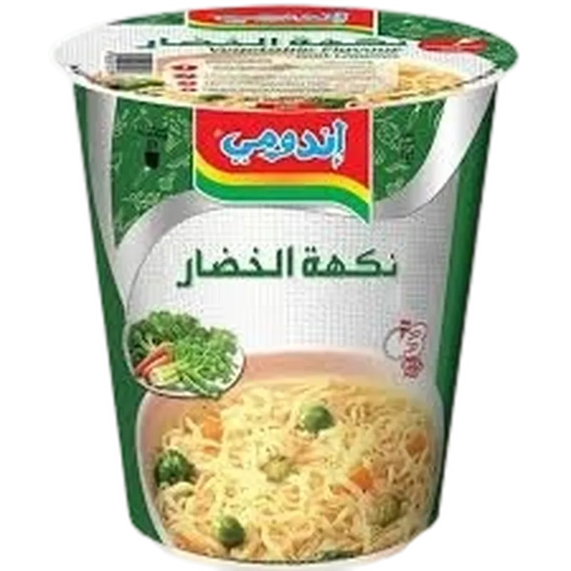 اندومي نودلز كاسات بنكهه الخضار 60جم