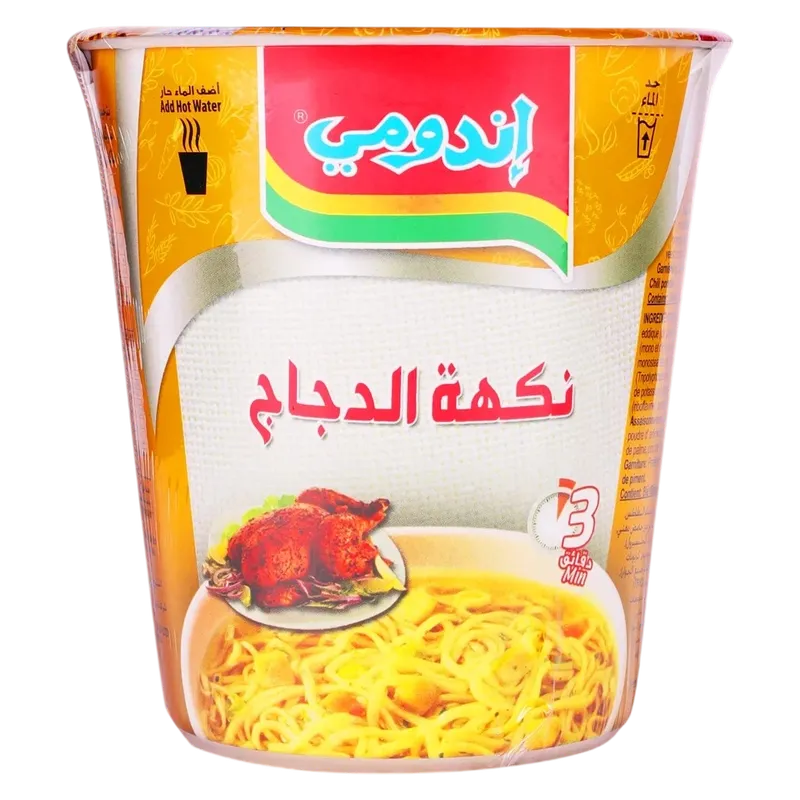 اندومي نودلز كاسات  بنكهة الدجاج 60جم