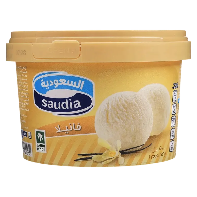 السعودية أيس كريم فانيليا 500 مل