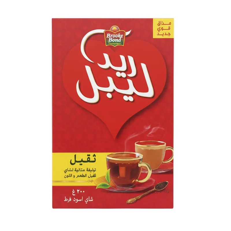 شاي ريد ليبل تلقيمة 200جم