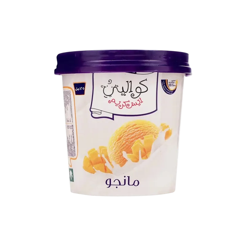 كواليتي ايس كريم كاسة مانجو 125 مل