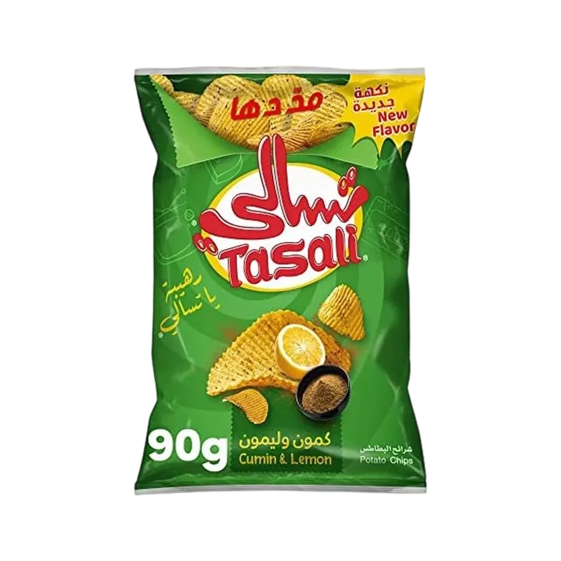 تسالي بطاطس كمون وليمون 90 جم