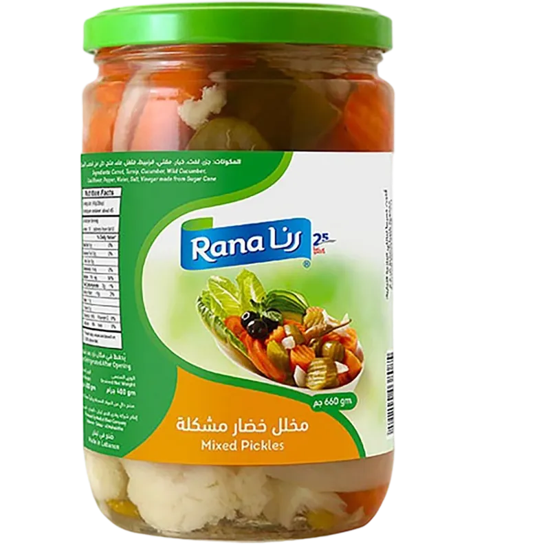 رنا مخلل خضار مشكلة 660جم