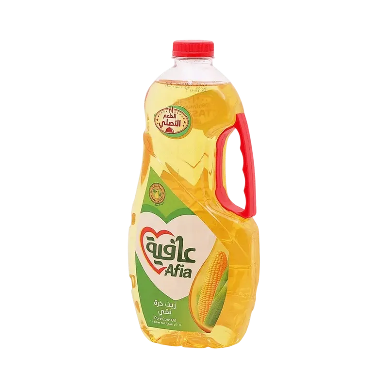 عافية زيت ذرة نقي  1.5لتر