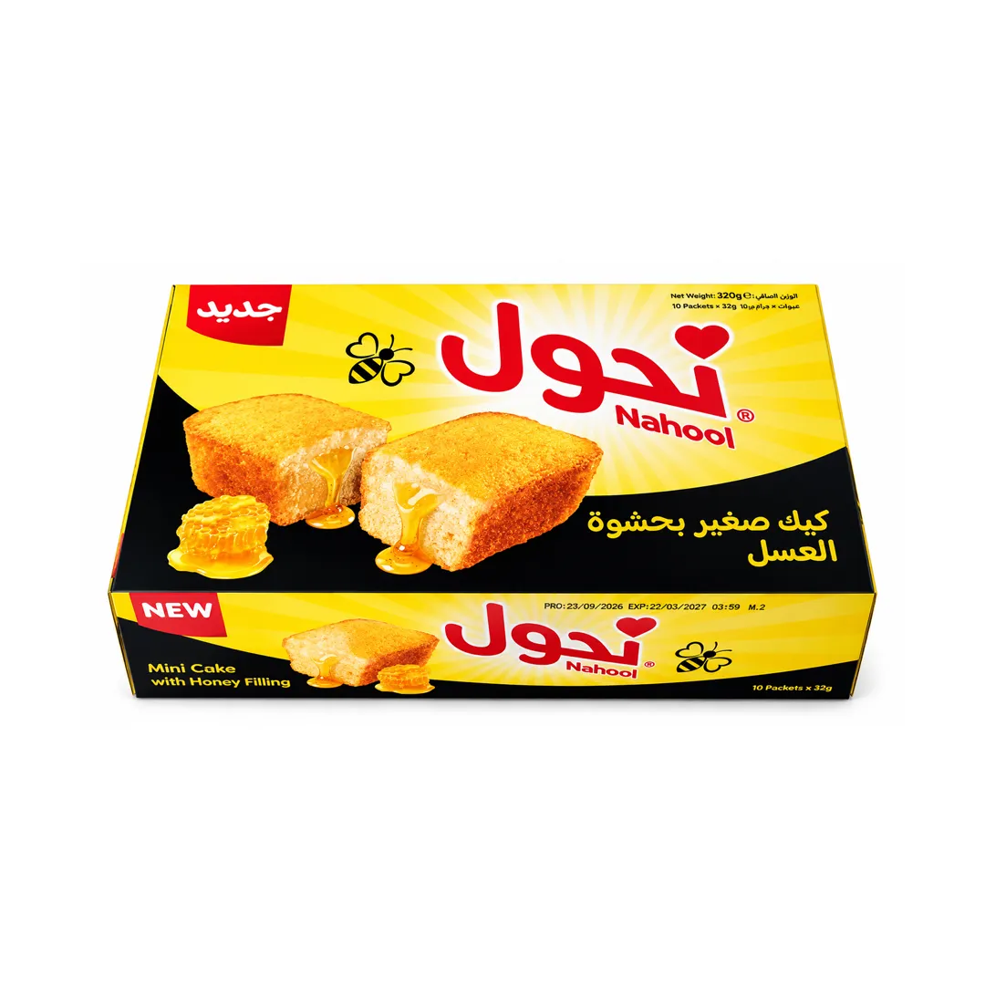نحول كيك بحشوة العسل 32 جم — بوكس *10