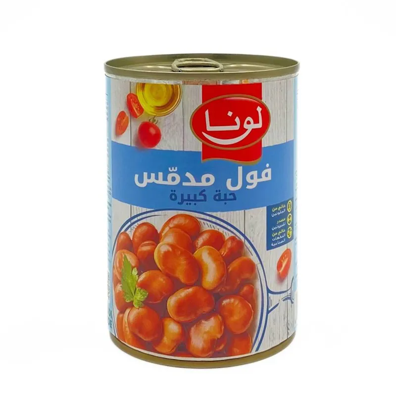 لونا فول مدمس حبة كبيرة 380جم