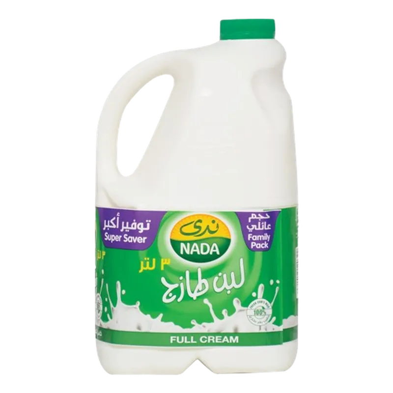 ندي لبن كامل الدسم 3لتر