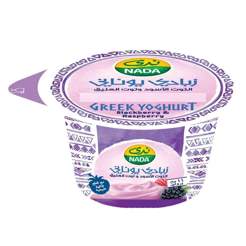 ندي زبادي يوناني توت بري وعليق 160جم