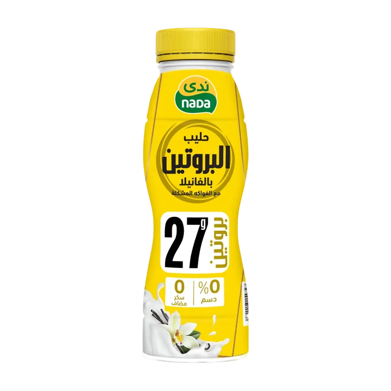 ندي حليب بروتين فانيلا320مل