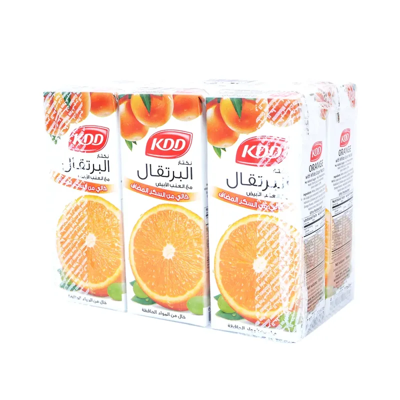 كي دي دي عصير برتقال مع العنب الابيض180مل — شدة6