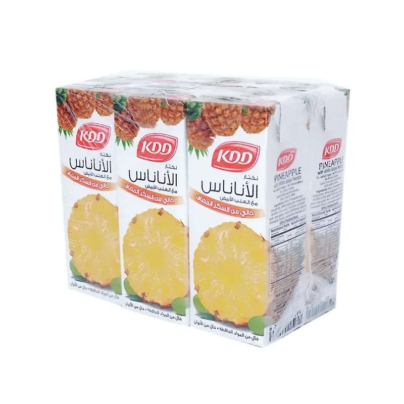 كي دي دي عصير اناناس مع العنب الابيض 180مل — شدة6