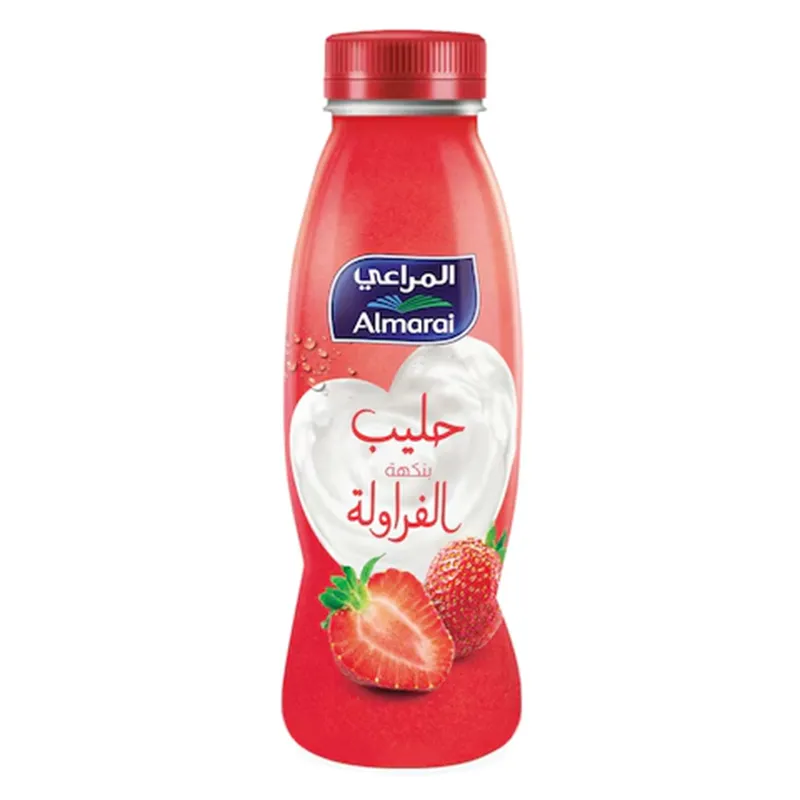 المراعي حليب طازج بريميوم فراوله 360مل