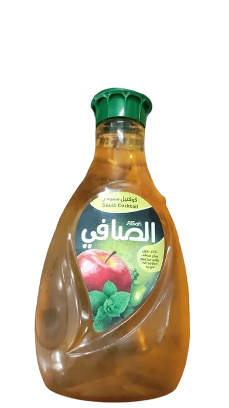 الصافي كوكتيل سعودي بدون سكر مضاف 1.5لتر