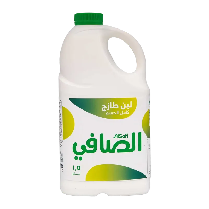 لبن الصافي كامل الدسم 1.5
