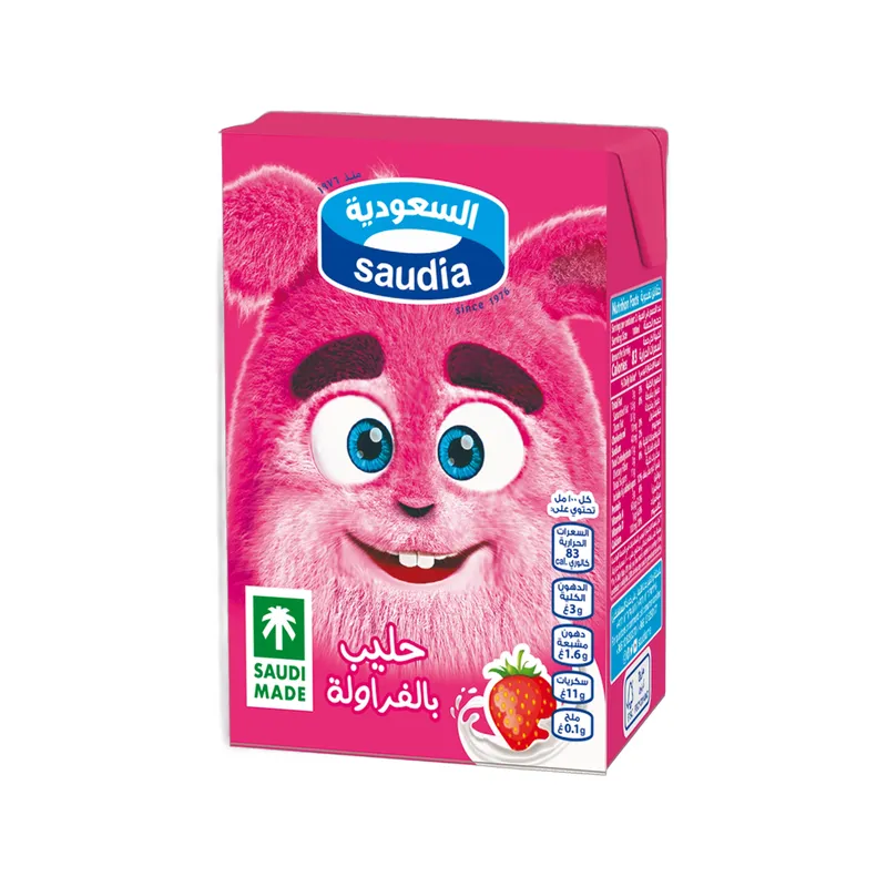 السعودية حليب بالفراولة 200 مل