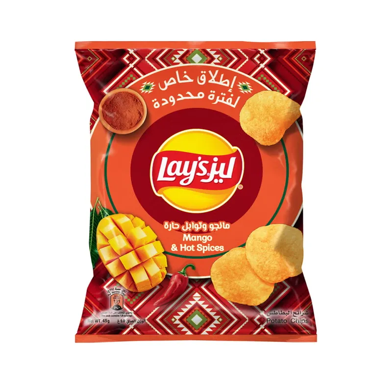 ليز بالمانجو والتوابل الحارة 60جم