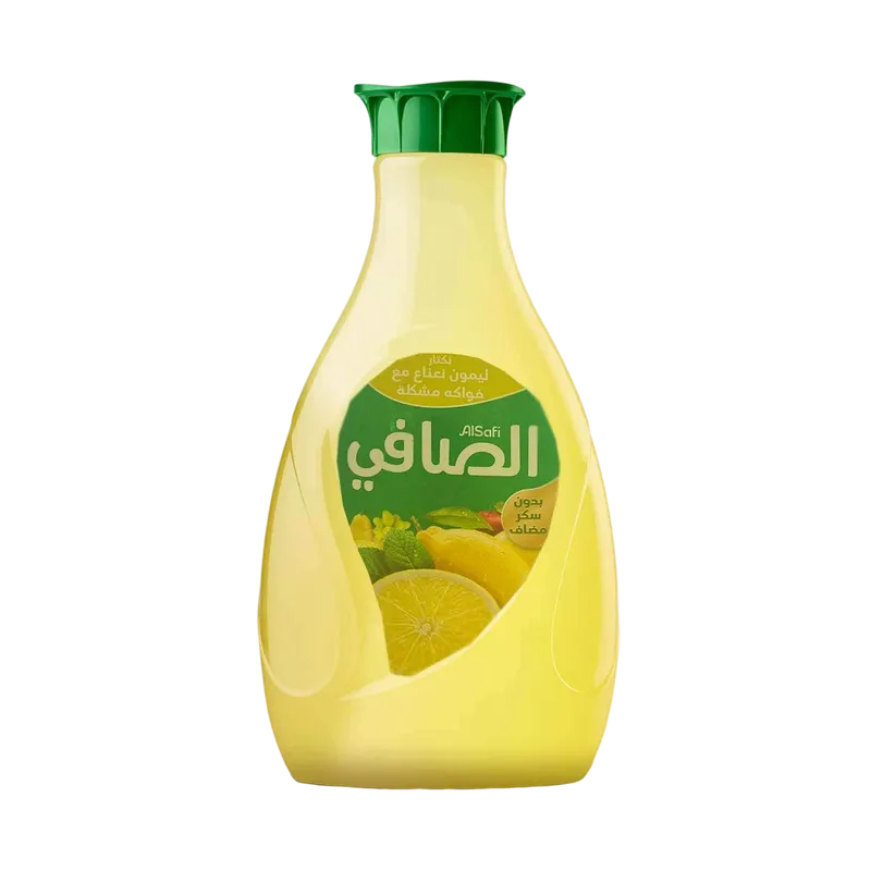 الصافي نكتار ليمون ليمون نعناع مع فواكه مشكلة 1.5 لتر