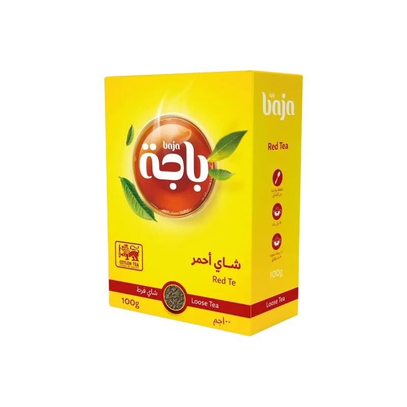 باجة شاي احمر 100فتلة