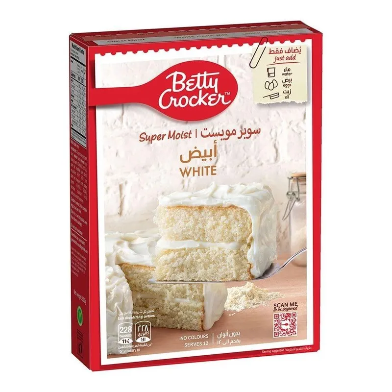 خليط كيك بيتي كروكر أبيض 500 جم