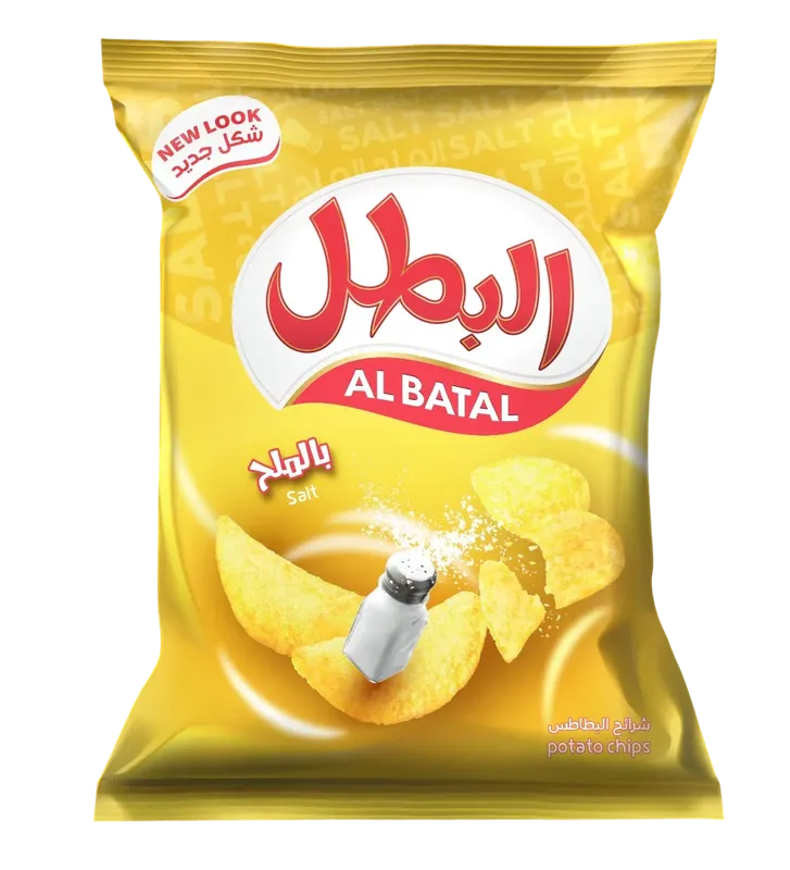 البطل رقائق بطاطس بالملح 110 جم