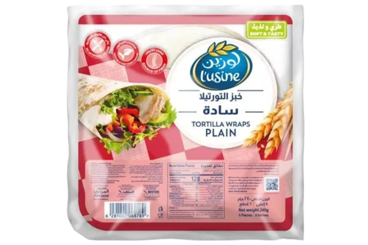 لوزين خبز التورتيلا سادة 240جم
