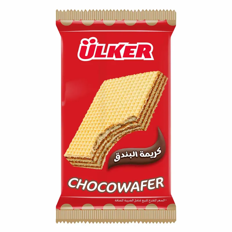 اولكر شوكو ويفر كريمة البندق 25 جم