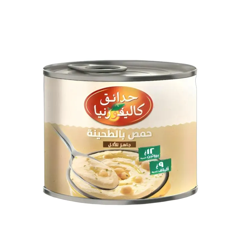 حدائق كالفورنيا حمص بالطحينة 220جم