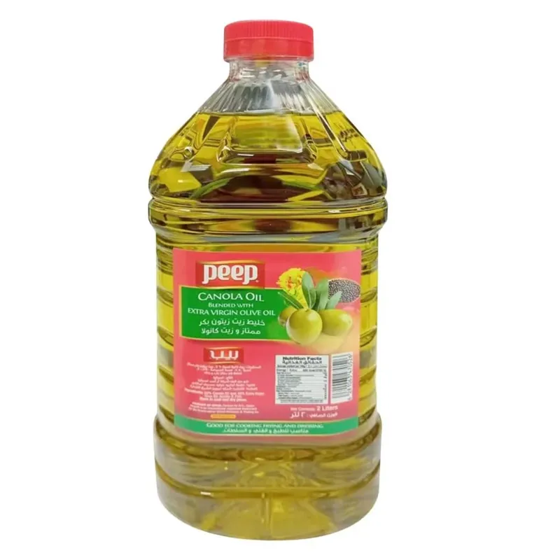 فرشلي بيب زيت الكانولا زيت زيتون بكر فاخر 2 لتر