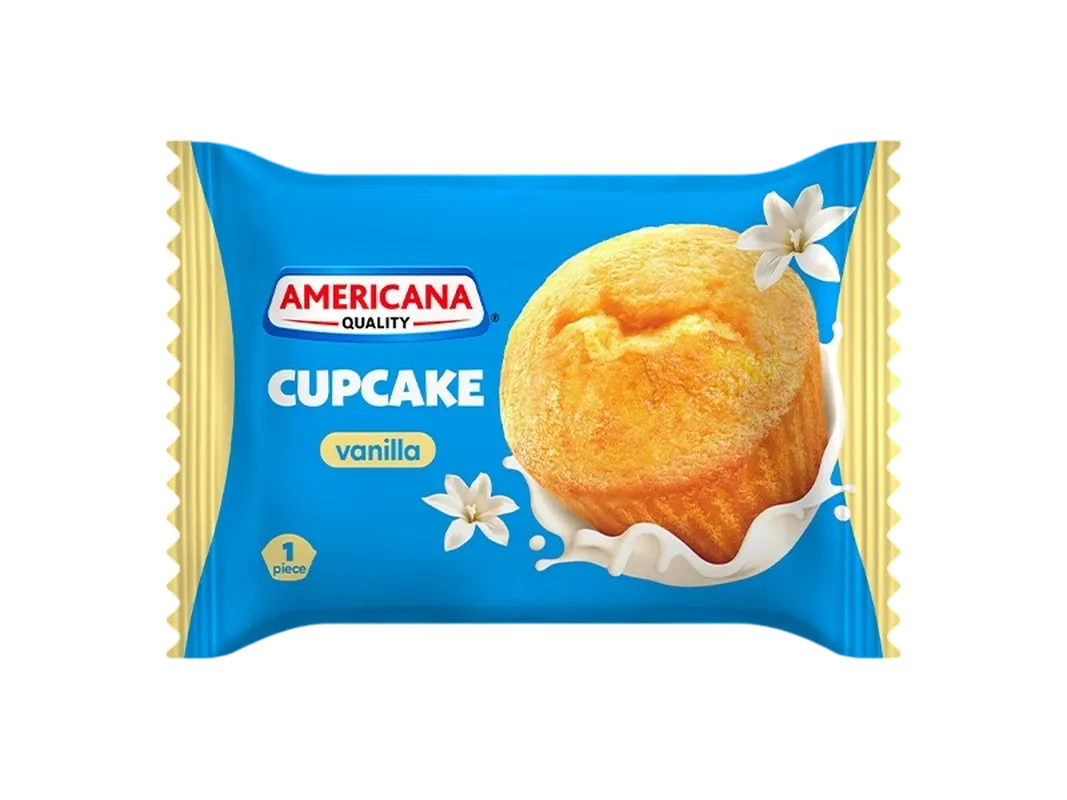 امريكانا كب كيك  فانيلا 25 جم