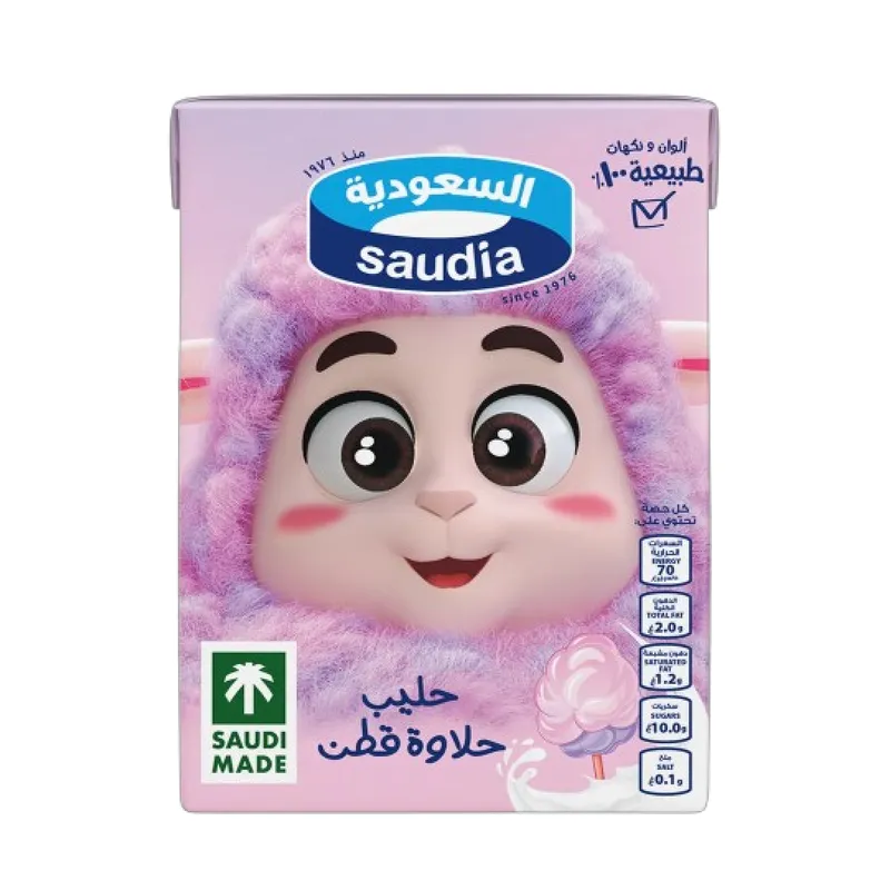 السعودية حليب حلوى قطن 200 مل