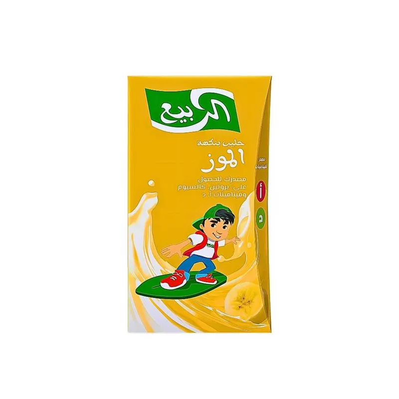 الربيع  حليب  بنكهة الموز 125 مل