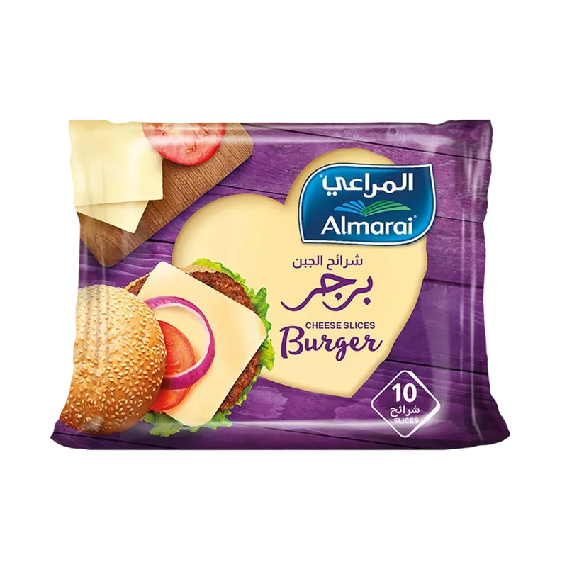 المراعي شرائح جبنة للبرجر 10 شرائح 200 جم