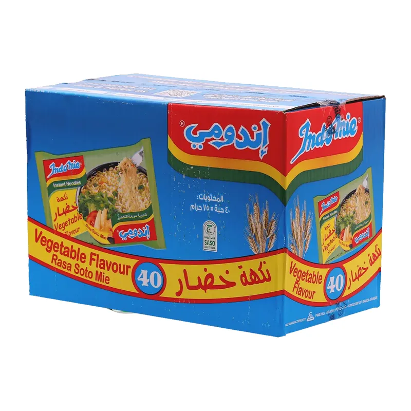 اندومي نكهة خضار 75جم — كرتون40