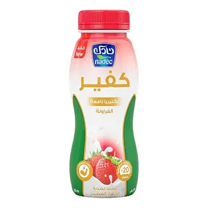 نادك لبن كفير بكتيريا نافعة بنكهة الفراولة 225 مل