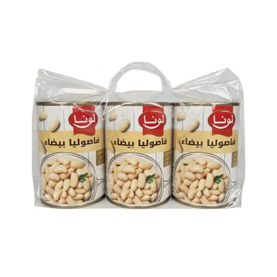 لونا فاصوليا بيضاء 380جم — شدة*3