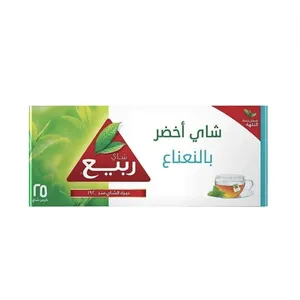 الربيع شاي اخضر بالنعناع 25 خيط