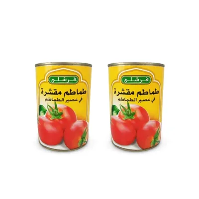 طماطم مقشرة سهلة الفتح فرشلي400جرام — شدة *2