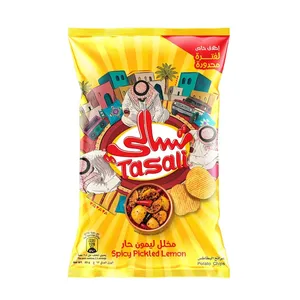 تسالي شرائح البطاطس مخلل ليمون حار 63 جم