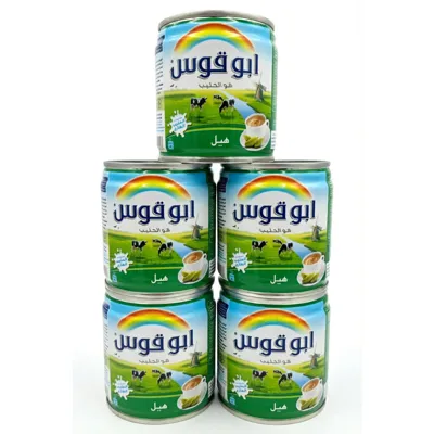 حليب ابوقوس مبخر بالهيل 170جم — شدة*5