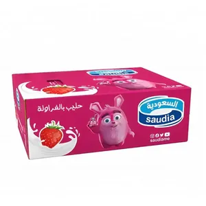 السعوديه حليب الفراوله 125مل — كرتون24