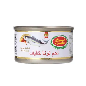 المراعي الخضراء لحم تونا خفيف قطعة متماسكة 95جم