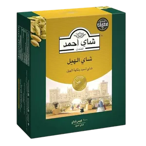 احمد شاي اسود بنكهة الهيل (100)كيس 200جم