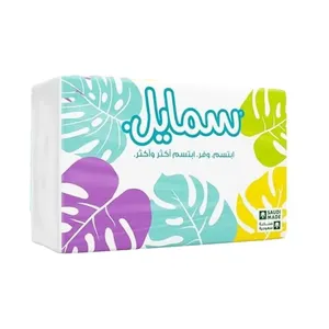 مناديل وجه سمايل مناديل ناعمة (150منديل)