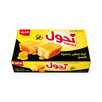 نحول كيك بحشوة العسل 32 جم — بوكس *10